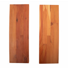Cargar imagen en el visor de la galería, Floating Shelves, Butcher Block, Spanish Cedar Wood, Straight Edge, 17"