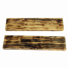 Cargar imagen en el visor de la galería, Rustic Wood Floating Shelves, Distressed Pine in Natural Burnt color Poly Sealed, 24"