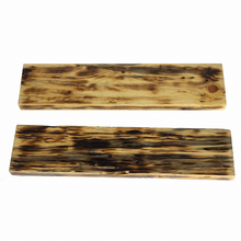 Load image into Gallery viewer, Rustic Wood Floating Shelves, Distressed Pine in Natural Burnt color Poly Sealed, 24&quot;
