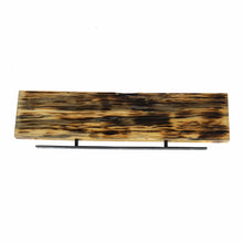 Load image into Gallery viewer, Rustic Wood Floating Shelves, Distressed Pine in Natural Burnt color Poly Sealed, 24&quot;
