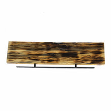 Cargar imagen en el visor de la galería, Rustic Wood Floating Shelves, Distressed Pine in Natural Burnt color Poly Sealed, 24"