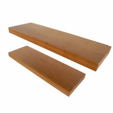 Load image into Gallery viewer, Floating Shelves, Spanish Cedar Wood, Straight Edge, 17"