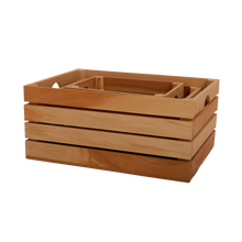 Cargar imagen en el visor de la galería, Natural Cedar Crates for farmhouse style décor (Set of 3)