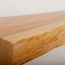 Cargar imagen en el visor de la galería, Cedar Wood Floating Shelves 24in, Live Edge, Poly Sealed (2-pack)