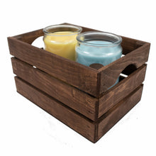 Load image into Gallery viewer, Rustic Wooden Crates SMALL - Natural (3-pack SINGLE SIZE)