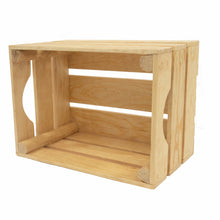 Load image into Gallery viewer, Rustic Wooden Crates SMALL - Natural (3-pack SINGLE SIZE)