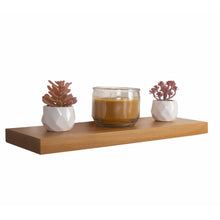 Load image into Gallery viewer, Floating Shelves, Spanish Cedar Wood, Straight Edge, 17"