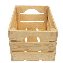 Load image into Gallery viewer, Rustic Wooden Crates SMALL - Natural (3-pack SINGLE SIZE)
